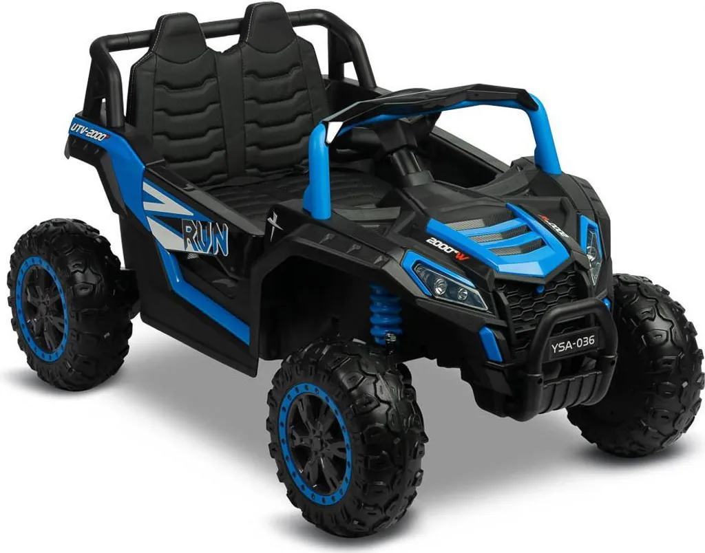 TOYZ AXEL 4x4 Électrique Puissant 4x45W avec Télécommande Parentale Bleu