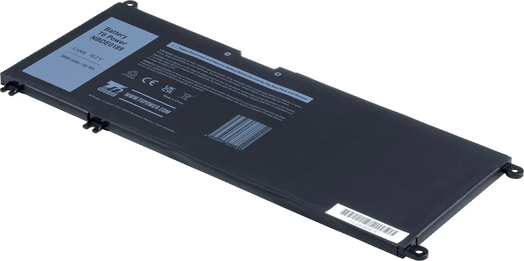 Batteria 451-BCII Dell 3685mAh 15.2V | T6 Power Ricambio High-End