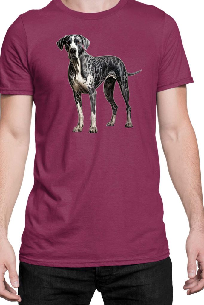Herren T-Shirt Dogs Breeds Havanese Dog Breed 005, Man M / Burgundy