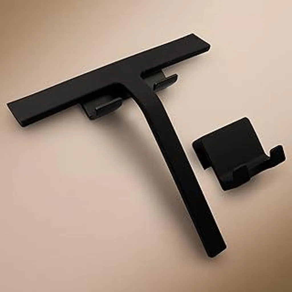 OFFERTA Raschietto Doccia Silicone Nero 23cm + Supporto