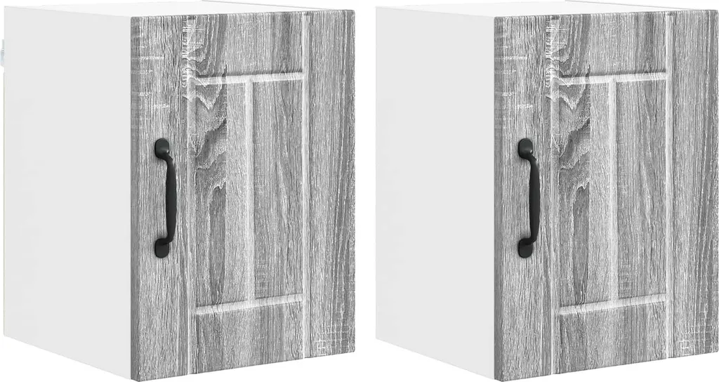 Mobile da cucina 2 pezzi Grigio Sonoma 30 x 31 x 40 cm Materiale a base di legno