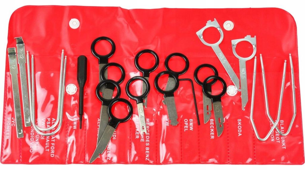 GEKO Set per lo smontaggio di radio, navigazione G02705 Immagine del prodotto 