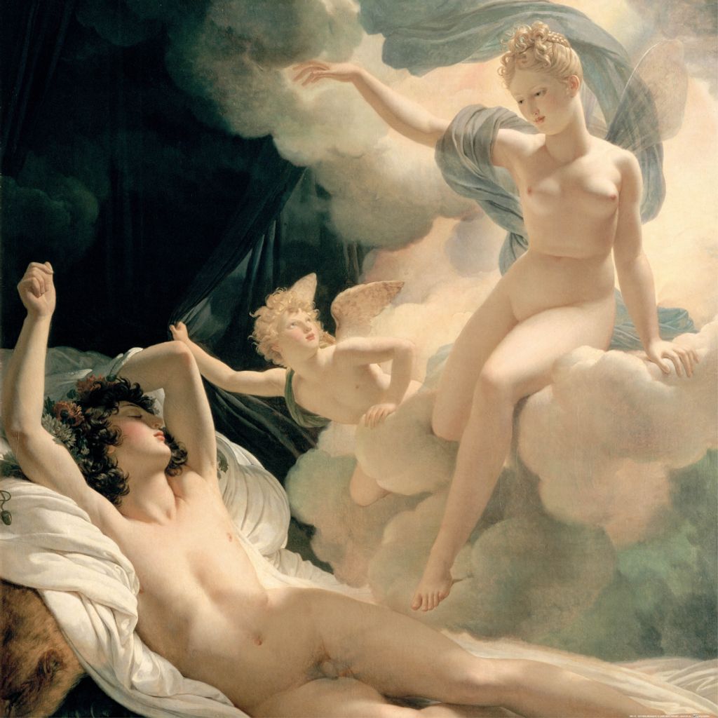 Engel Kunstdruck Bild - Morpheus Und Iris, 1811 (100 x 100 cm)