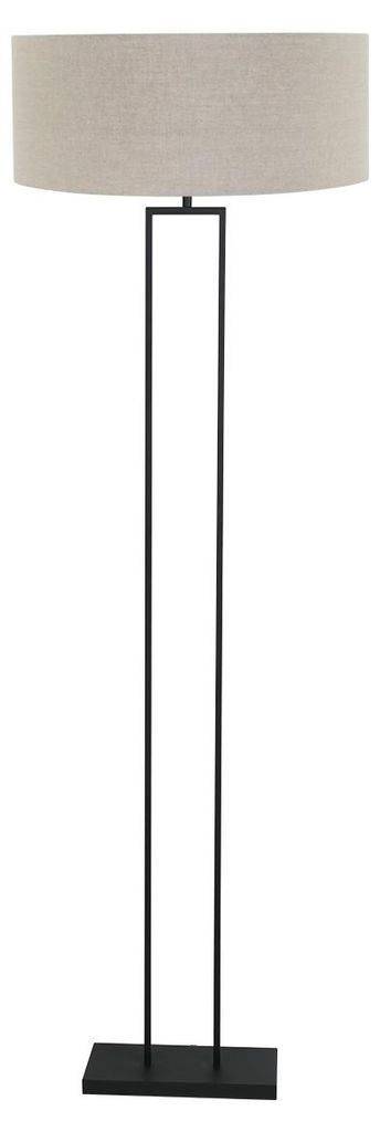 Steinhauer - stehlampe - Stang - schwarz - leinen metall - Produktbild 