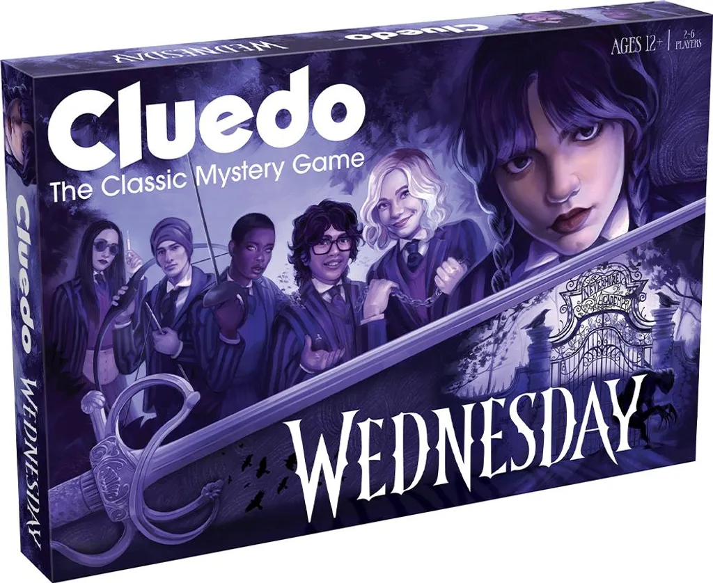 Cluedo Mercredi Édition Spéciale en Anglais avec Cartes Exclusives