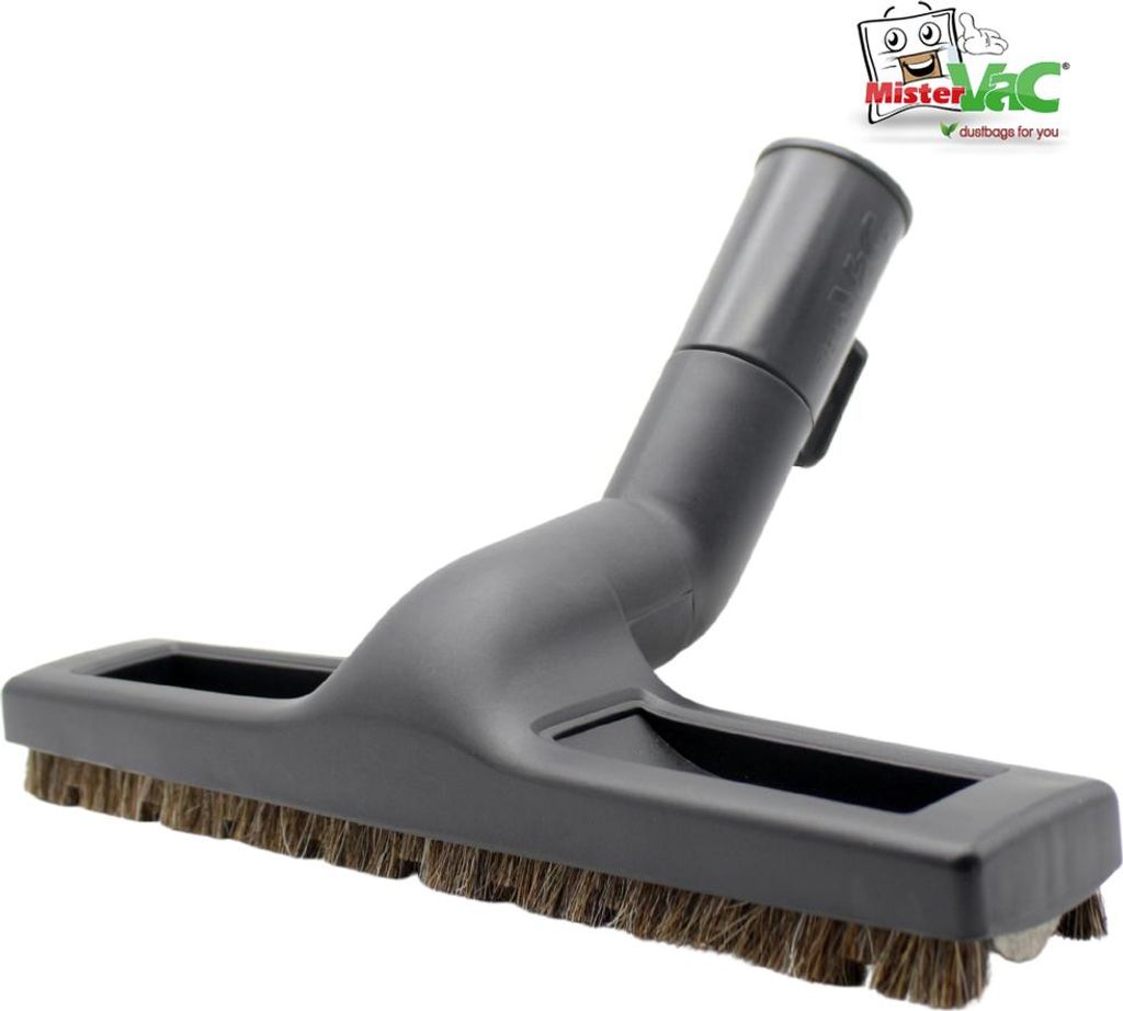 MisterVac Staubsaugerdüse Bodendüse Besendüse Parkettdüse Rosshaardüse + 2 gratis Filzrollen, kompatibel mit Bosch GAS 25