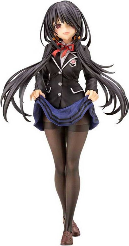 Kotobukiya Date A Live Kurumi Tokisaki Schuluniform Bonus Edition Figur 23 Cm Schwarz Schwarz One Size