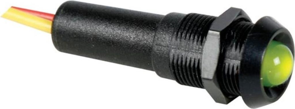 Seder Groupe - 12VBG - LED-Signalleuchte 12V grün- schwarzes Gehäuse
