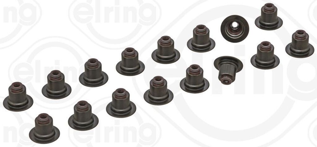 ELRING Ventilschaftdichtung-Satz Ventilschaftdichtung 708.100 Auslassseite für FIAT GRANDE PUNTO (199) 18mm FPM (Fluor-Kautschuk) 10,8mm 25mm