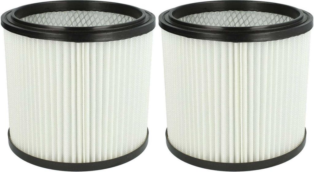 vhbw 2x Faltenfilter Ersatz für Parkside 72800205 für Staubsauger - Patronenfilter Weiß