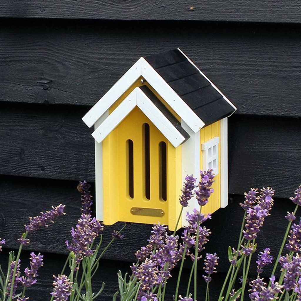 Schmetterlingskasten gelb H: 20,9 B: 15,7 T:16 (WG303)