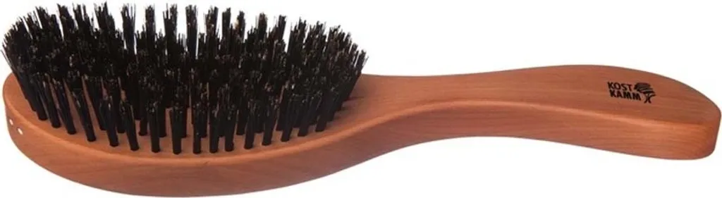 Brosse à cheveux ovale pour démêlage doux en poirier robuste de 22cm