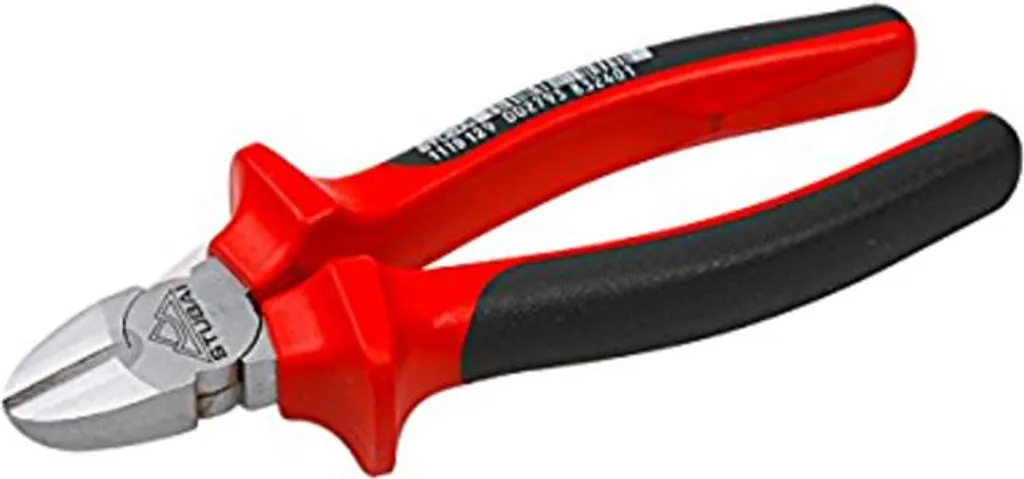Pince coupante Stubai 180 mm anti-fatigue pour fils durs et médium