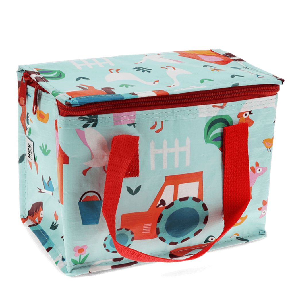 Isolierte Snacktasche Farmyard Kühltasche Lunchtasche ca. 21x16x12 cm Bauernhof