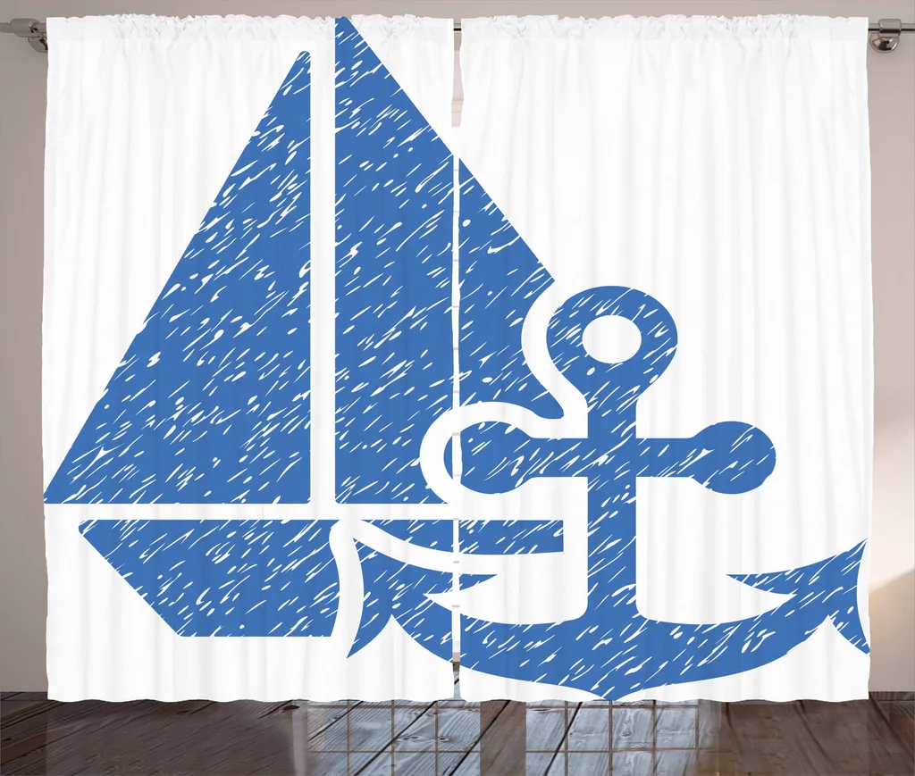 Tenda Nautica Vintage Blue Abakuhaus 280 x 175 cm Alta Qualità