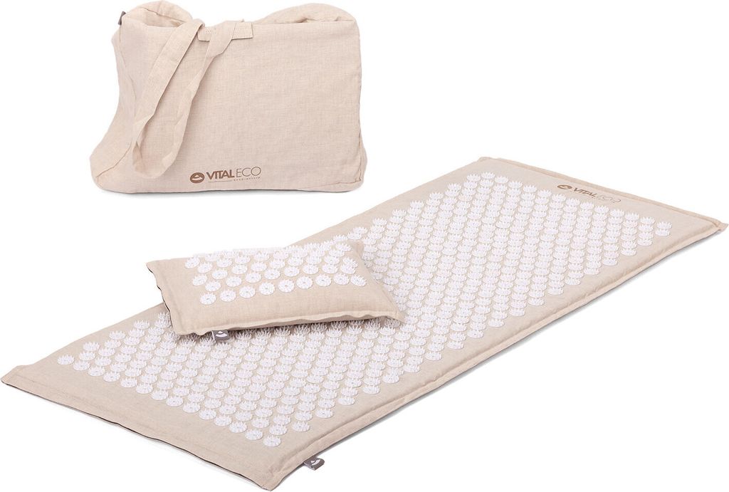 VITAL ECO Akupressurmatte & Kissen Set XL