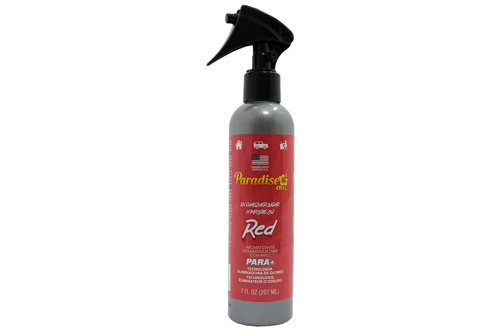 Profumatore Ambiente Paradise Rosso: Spray Anti-Odore Casa e Auto