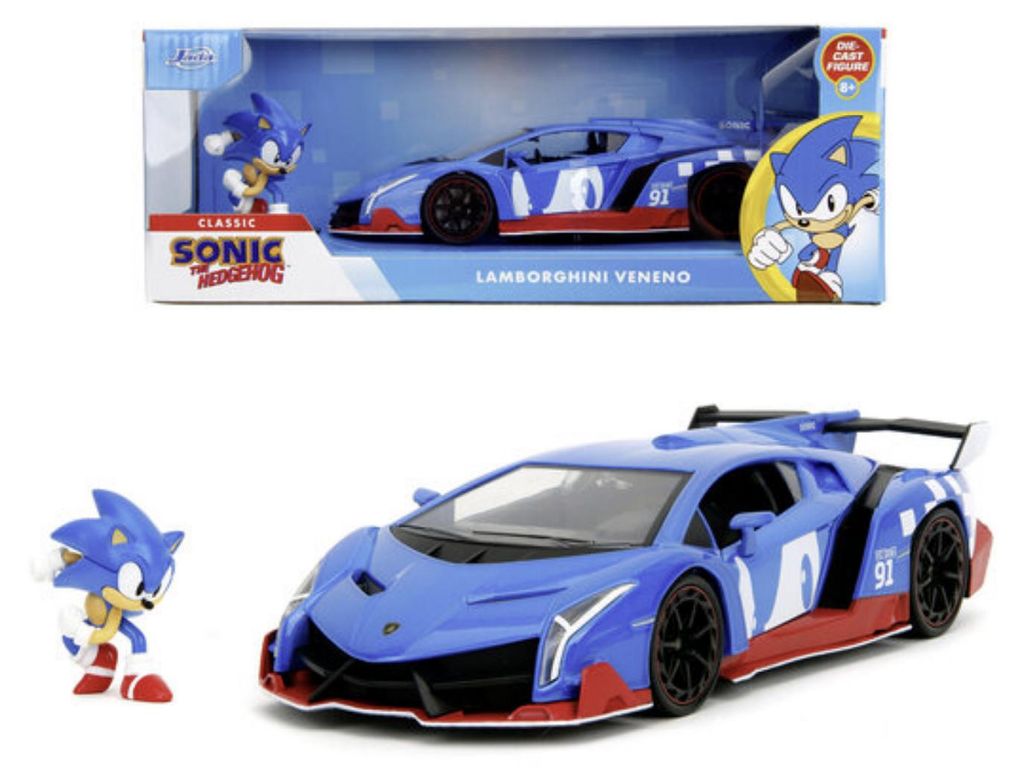 Jada Sonic Lamborghini Veneno 1:24 Produktbild 