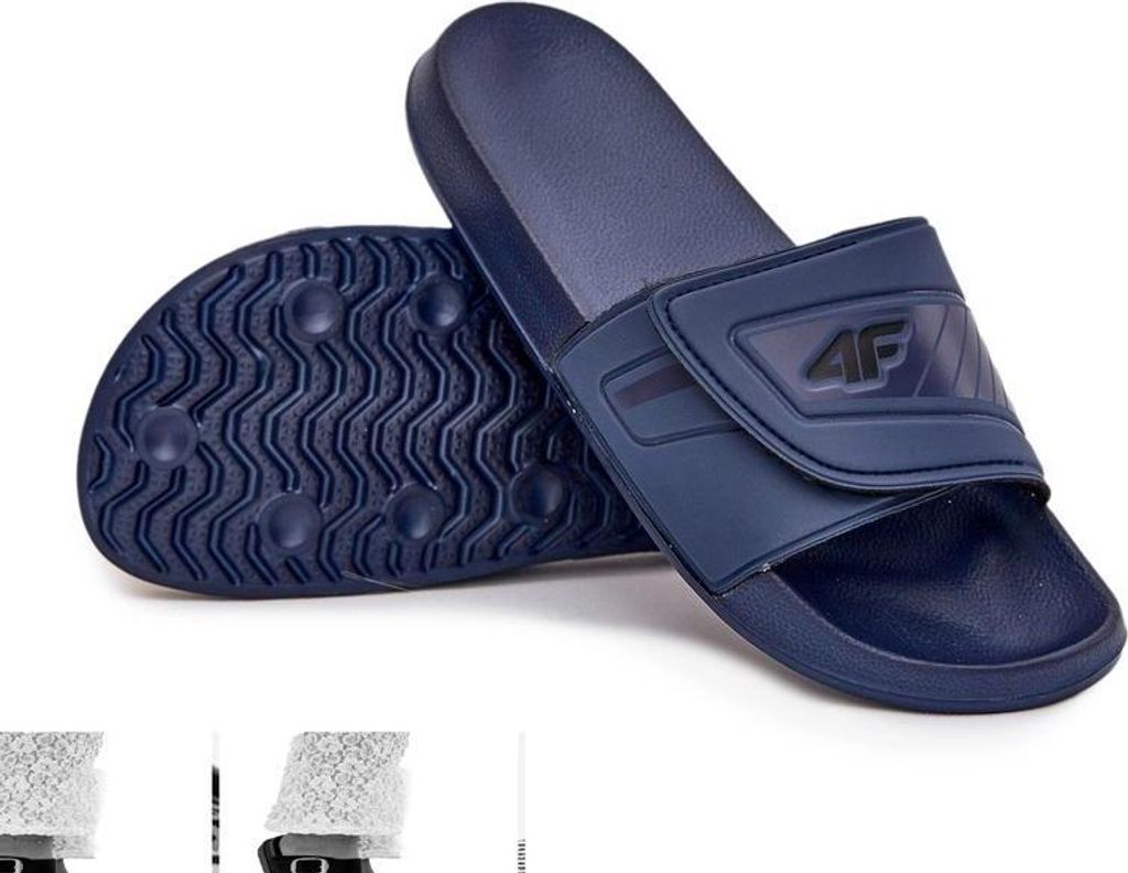 Herren Sandalen Mit Klettverschluss 4FMM00FFLIM091-31S Dunkelblau 43
