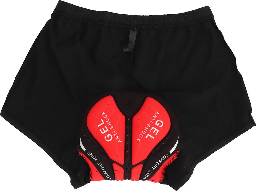 Fahrradunterwäsche für Herren und Damen, 3D-Silikon gepolstert, atmungsaktiv, schnell trocknend, Mountainbike-Shorts, Liner, Sommer, Straßenreit...
