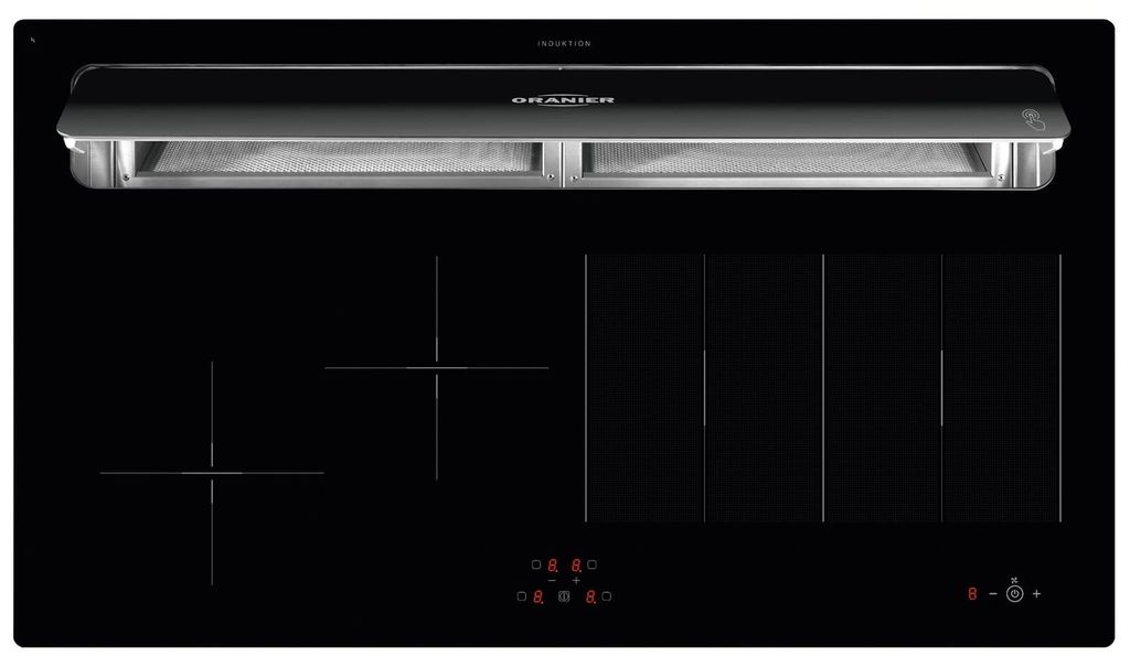 Oranier KXI 1092 (1092 51) Induktions-Kochfeld, Glaskeramik, 91 cm Breite, 4 Kochstellen, Sensor-Bedienelemente