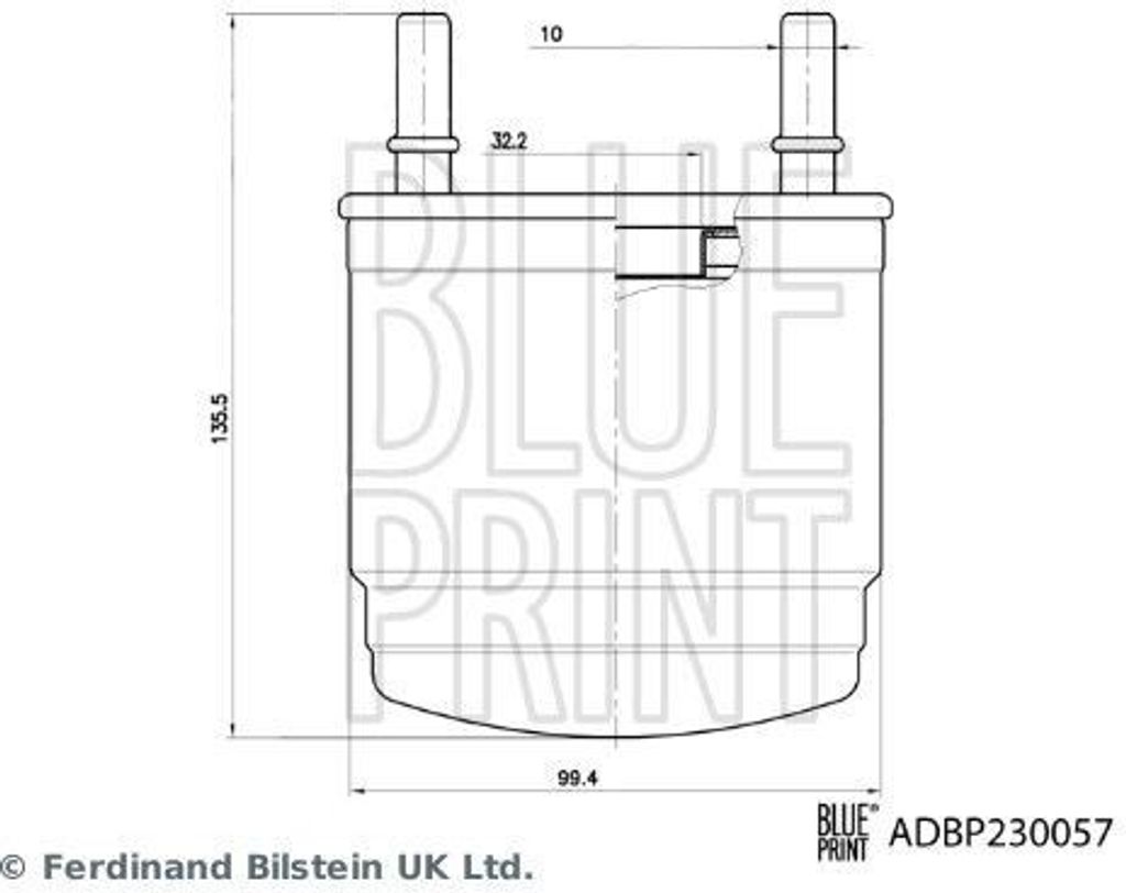 Kraftstofffilter BLUE PRINT ADBP230057 für KIA Stonic Schrägheck (YB) Leitungsfilter