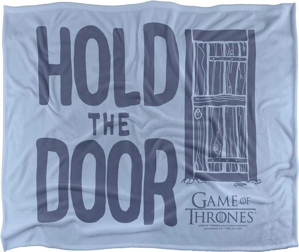 Plaid Game Of Thrones Hold The Door TV18933 - Couverture Polaire Colorée