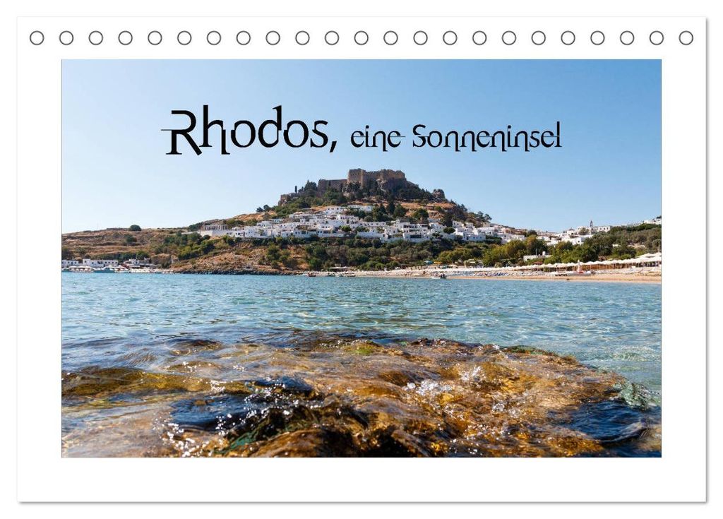 Rhodos, eine Sonneninsel (Tischkalender 2027 DIN A5 quer), CALVENDO Monatskalender