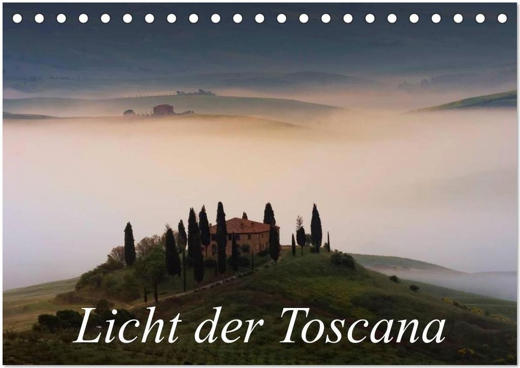 Licht der Toscana (Tischkalender 2026 DIN A5 quer), CALVENDO Monatskalender