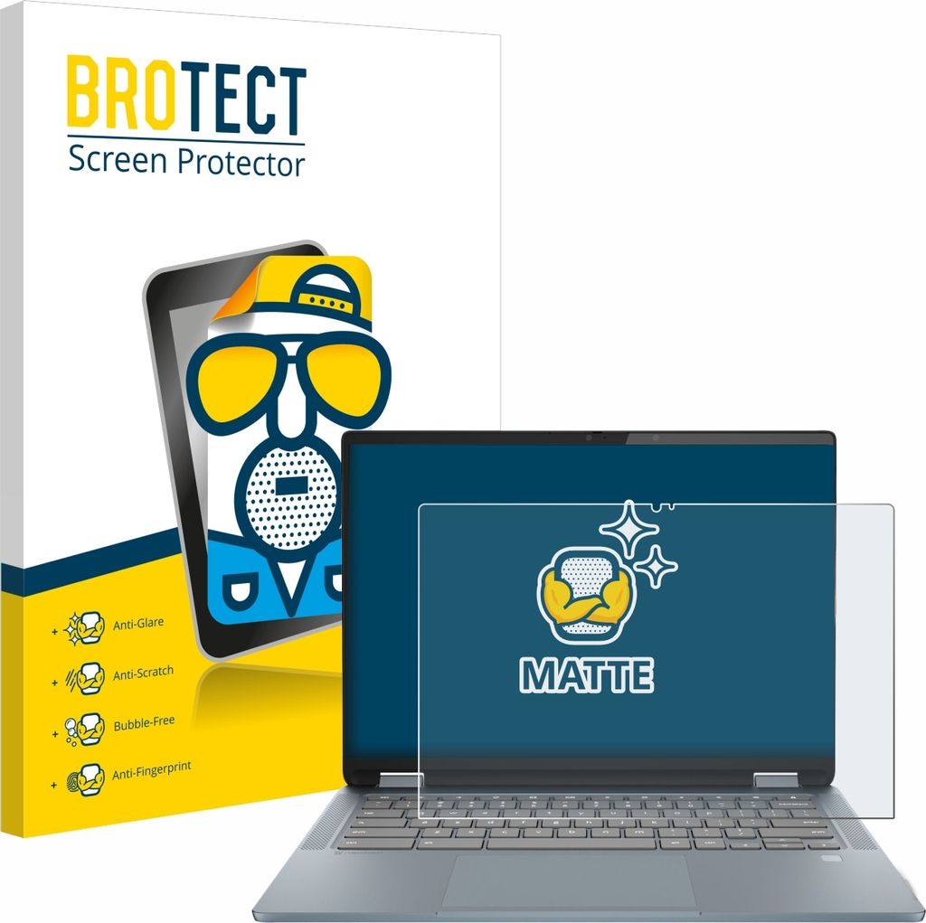 BROTECT Schutzfolie für Lenovo IdeaPad Flex 5i Chromebook 14" Gen 7 Displayschutz Displayschutzfolie Folie Matt Entspiegelungsfolie