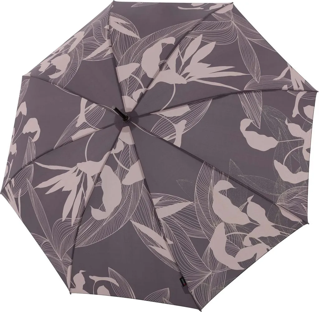 Knirps T.760 Stick Parapluie Automatique Violet Garden Earth Haute Qualité
