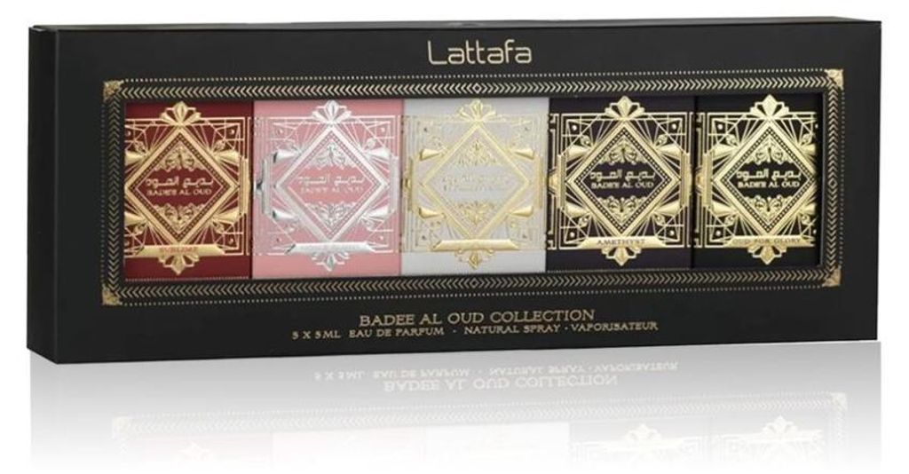 Lattafa Badee Al Oud Collection dárková sada unisex Set 5 x Obrázek produktu 
