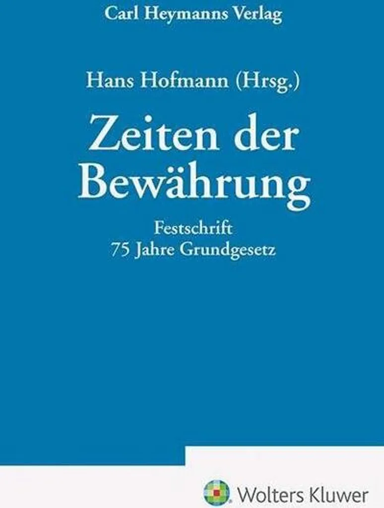 Référence Droit Allemand : 75 ans Grundgesetz Loi Fondamentale
