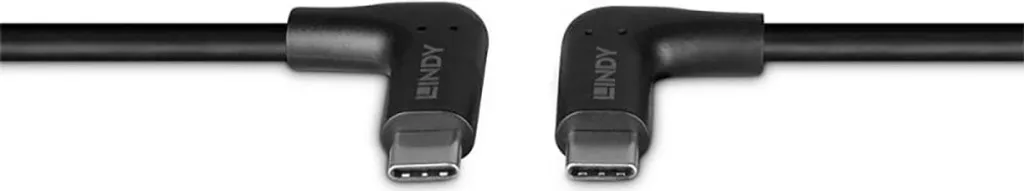 Câble USB 3.2 Type C 1,5m Double Angle 90° Lindy 32024 SuperSpeed