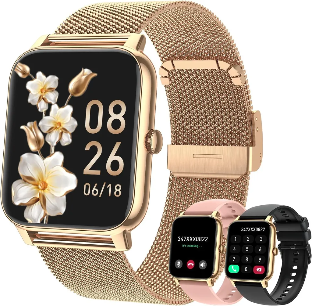 Orologio Fitness Donna Bluetooth: Smartwatch Sportivo con Cardio e Sonno