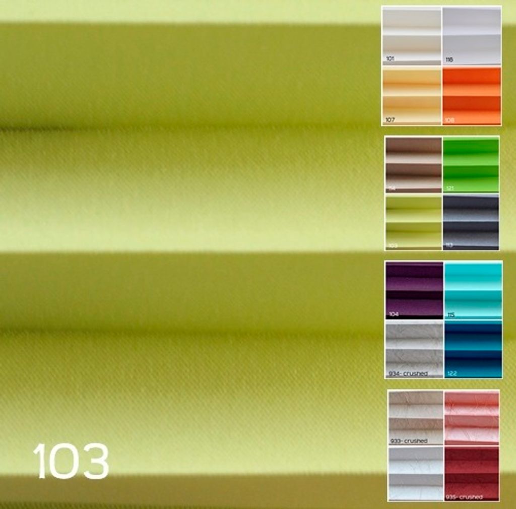 Plissee hellgrün Fenster Tür ohne Bohren BxL: 100 x 160 cm Klemmfix Rollos