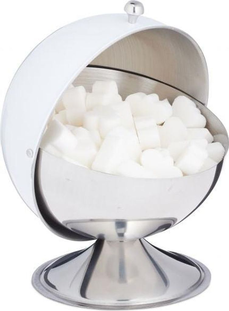 Zuckerdose aus Edelstahl