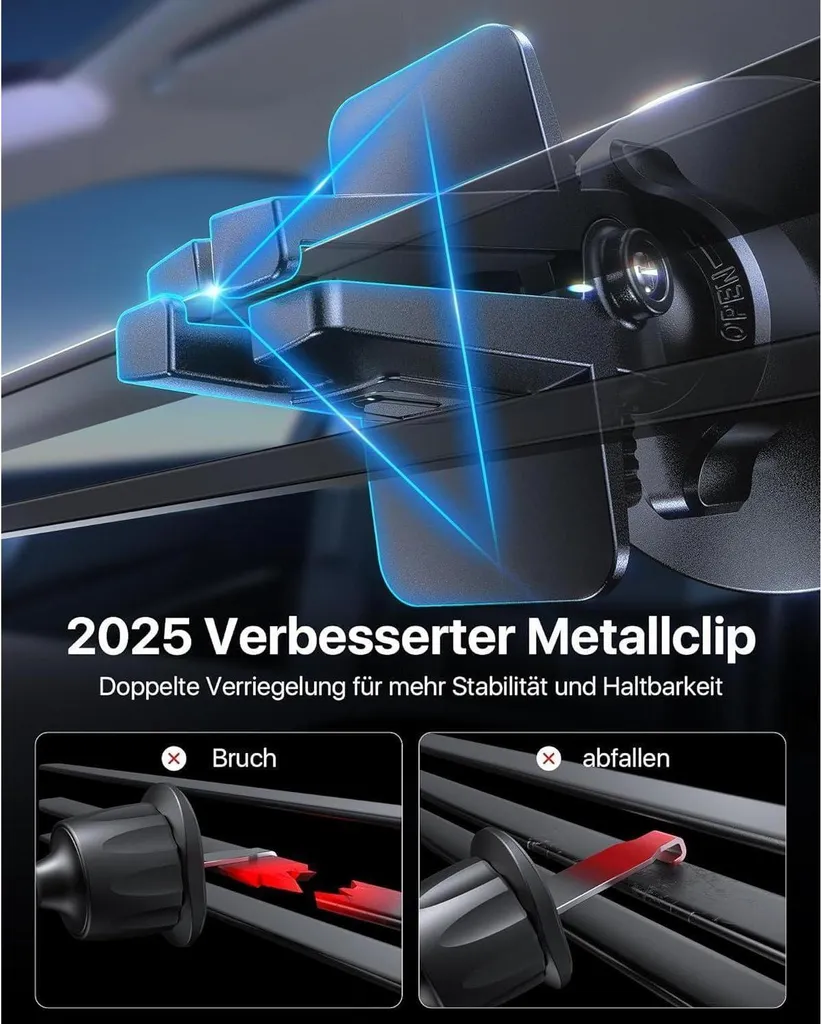 Support Magnétique Voiture Puissant Compatible Magsafe iPhone et Android - 2