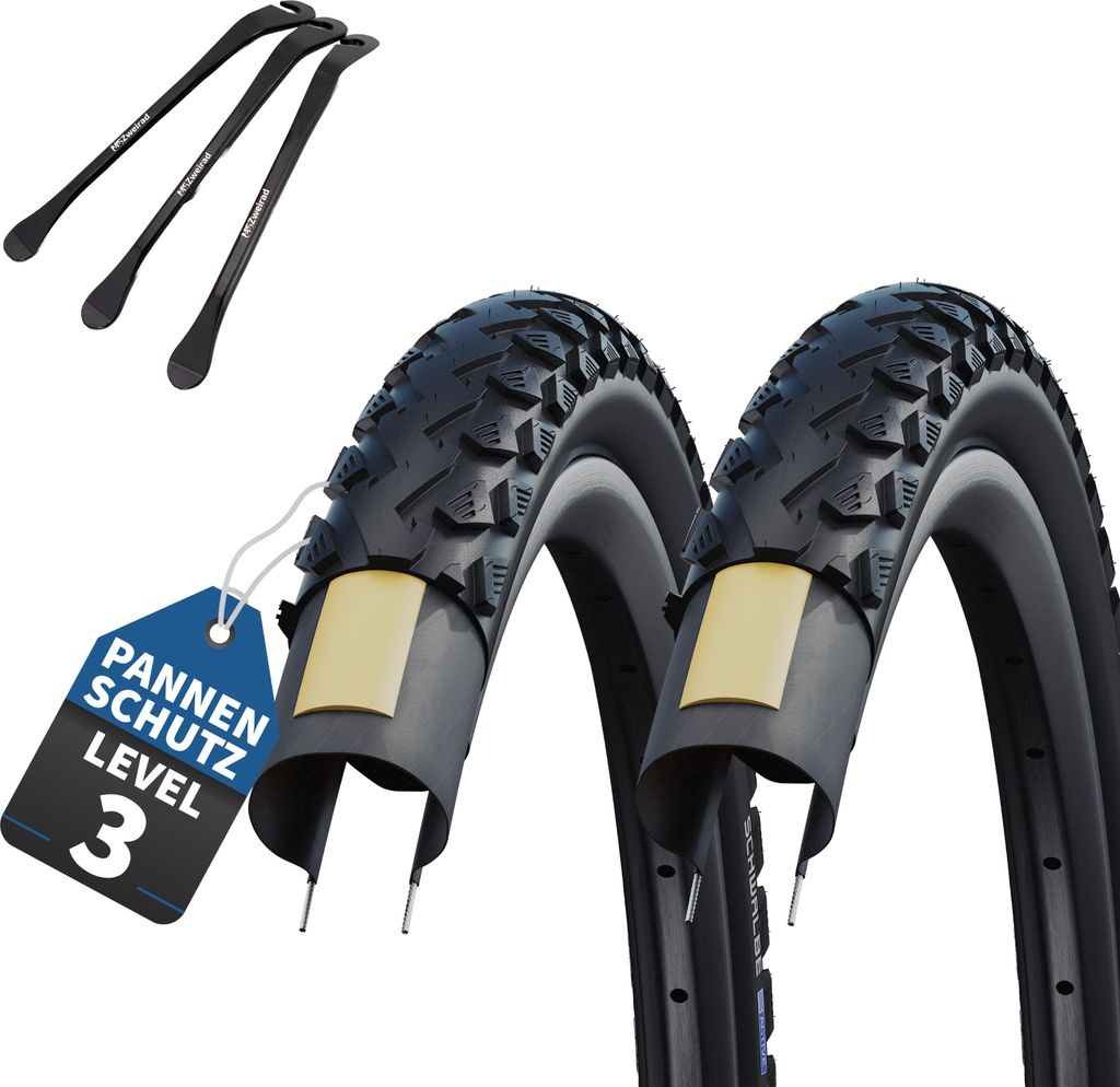 2x Schwalbe Fahrradreifen Land Cruiser 28 Zoll 42-622 + Reifenheber