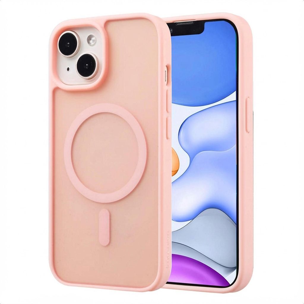 imoshion Color Guard Back Cover mit MagSafe iPhone 15 - Hellrosa