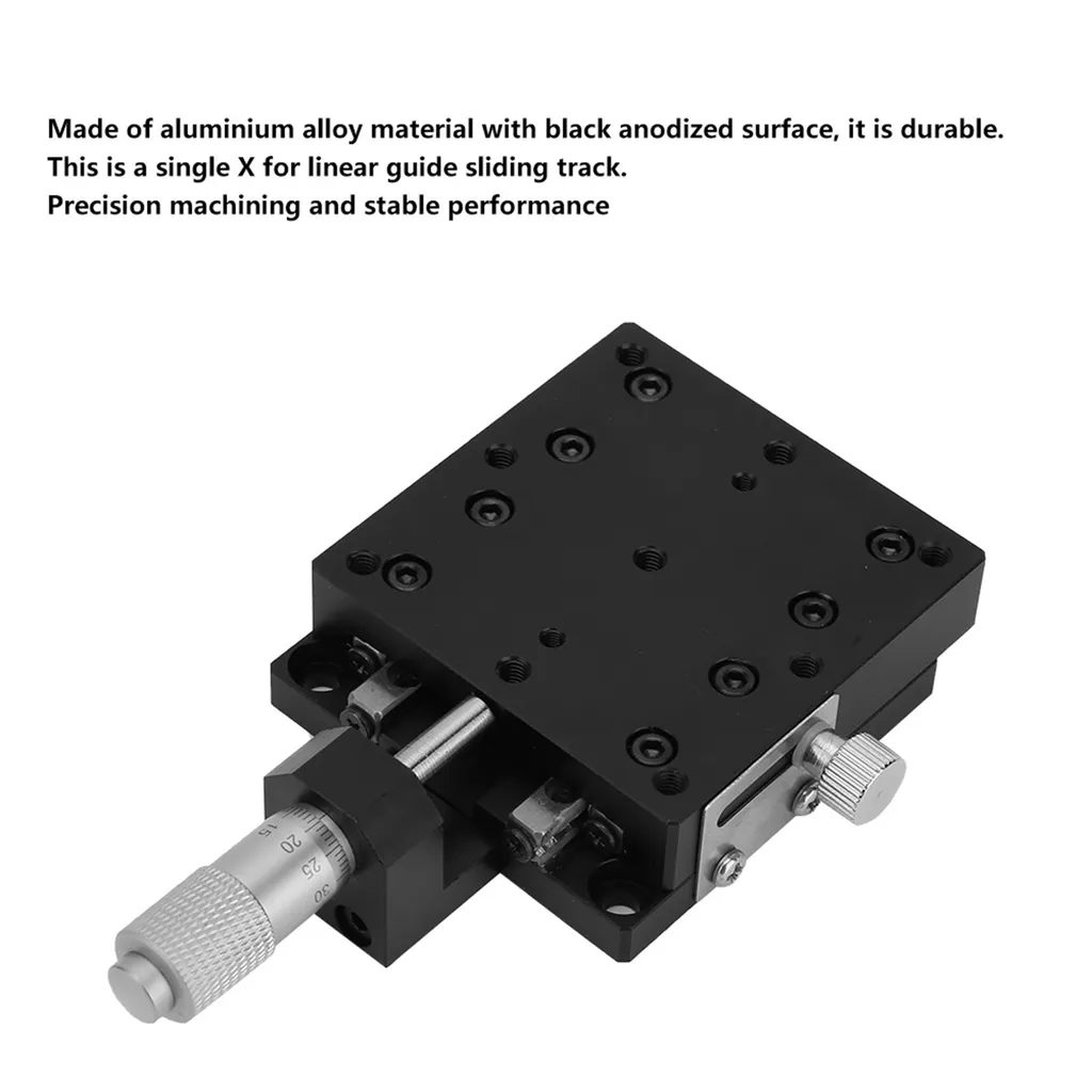 Support de Translation pour Optique Laser SEMX60-AC avec Ajustement Manuel X