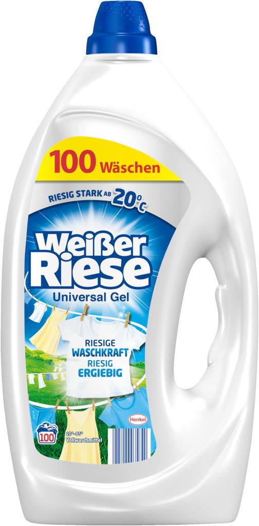 Weißer Riese Universal Gel (100 Waschladungen), riesig Produktbild 