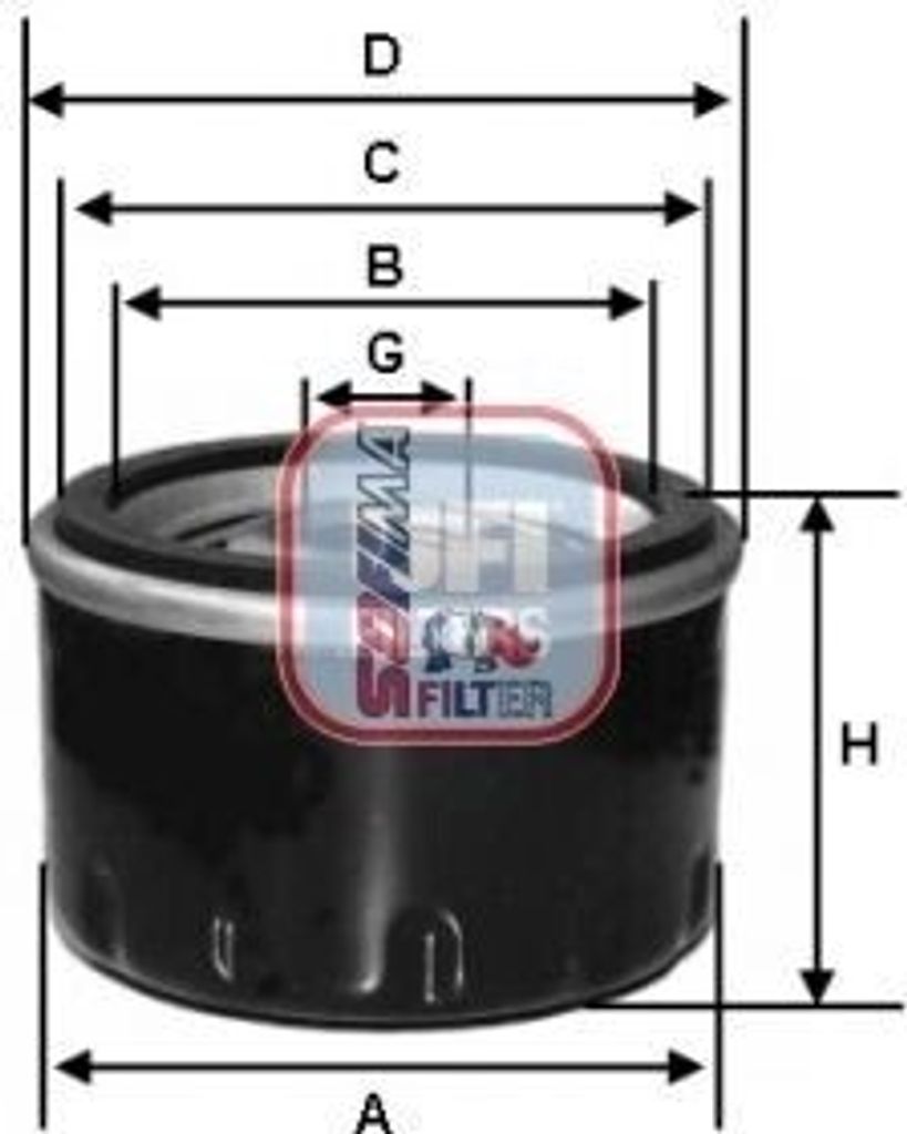 Ölfilter SOFIMA S 2640 R