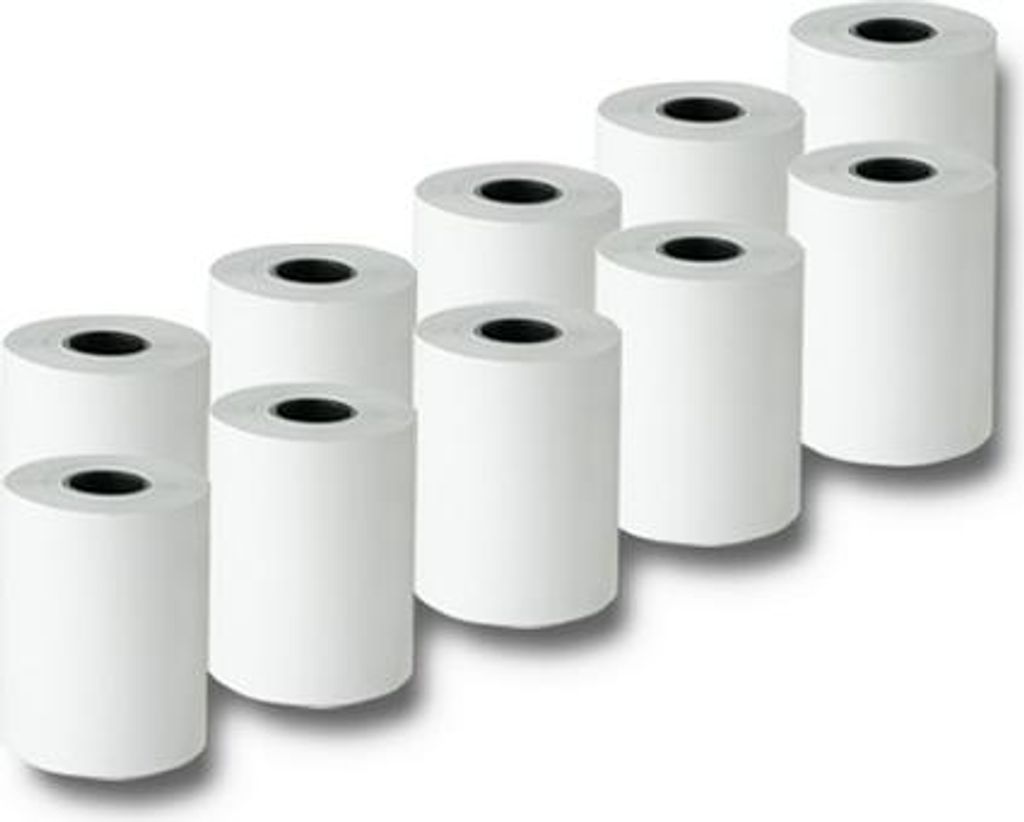 Qoltec Thermorolle 57 x 15 | 55 g/m2 | 10 Stück | BPA-frei