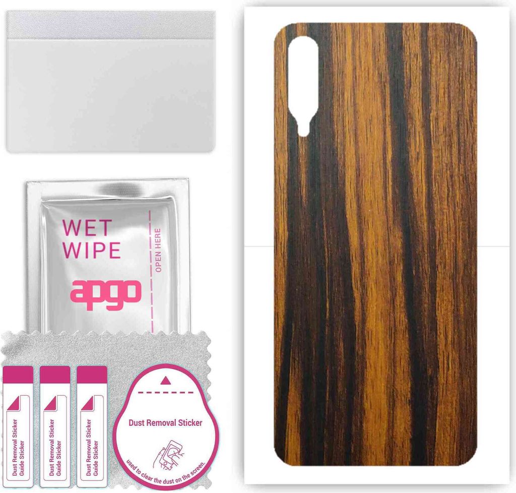 apgo Rückseite Schutzfolie, Skin, kompatibel mit Samsung Galaxy A30s, Hinten Displayschutzfolie aus Vinylfolie, kratzfest, einfache Montage - Tige...