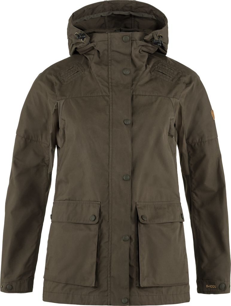 Fjällräven Lappland Forest Hybrid Jacket W Damen (Dark Olive) Größe XL