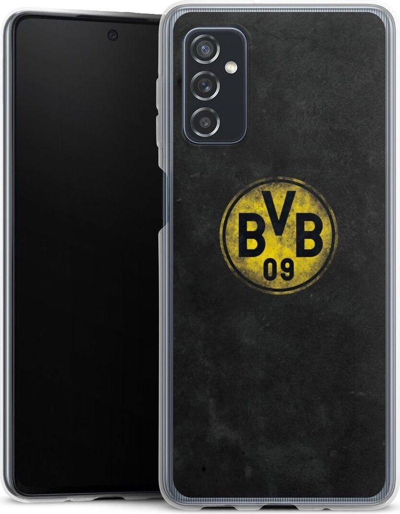 DeinDesign Handyhülle für Samsung Galaxy M52 5G Silikon Hülle Case Smartphone Schutzhülle BVB Borussia Dortmund Fanartikel