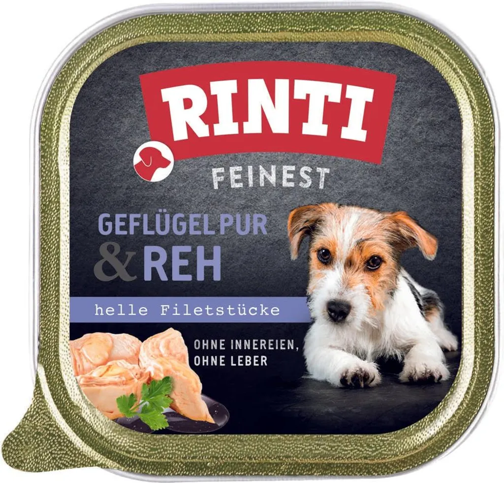 Rinti Poulet et Cerf sans Céréales - Solution Chien Difficile 11 x 150g