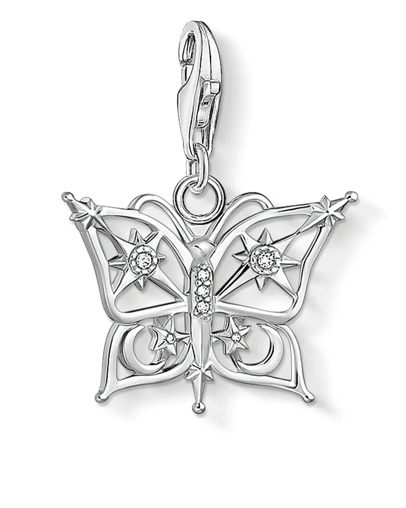 Pendentif Papillon Thomas Sabo Argent 925 avec Fermoir Mousqueton Robuste