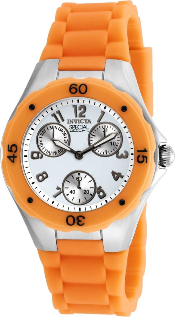 Invicta Angel 18792 Damen uhr - Wasserdicht - Analog - Quarzuhrwerk - Edelstahl mit weißen zifferblat - 38mm